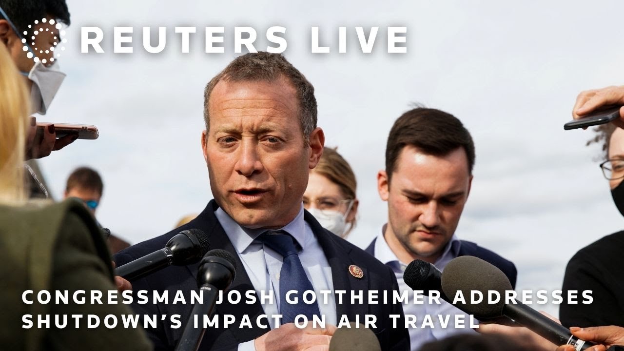 LIVE: Congressman Josh Gottheimer addresses shutdown&rsquo;s impact on air travel