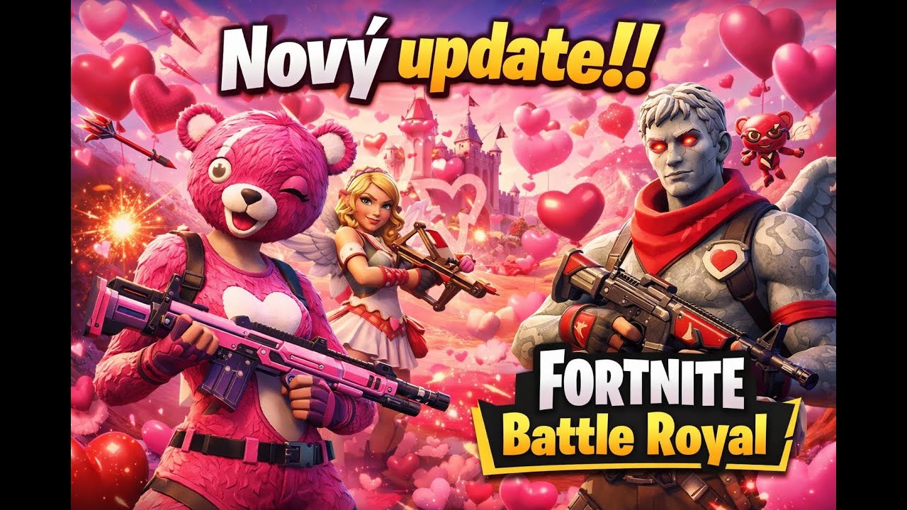 Nový Valentýský update!!/ Fortnite Batlle Royale