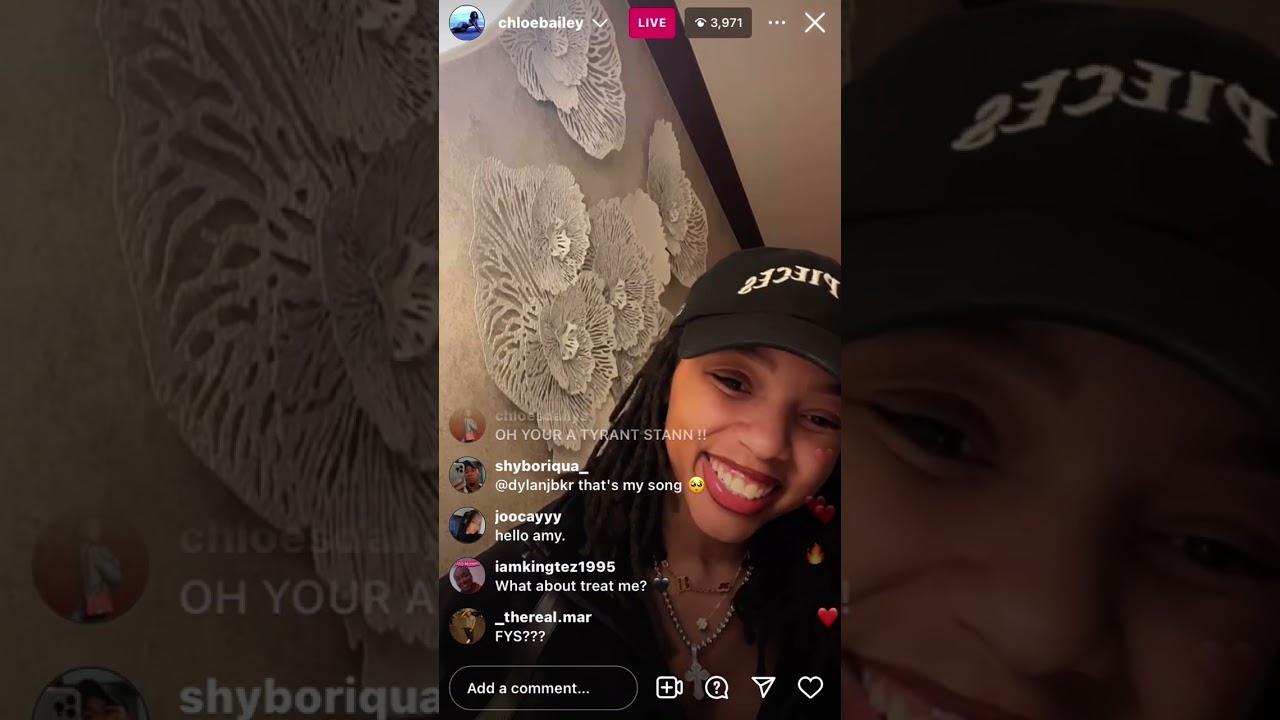 Chloe Bailey Instagram Live | 4.11.24 | cxhdailys