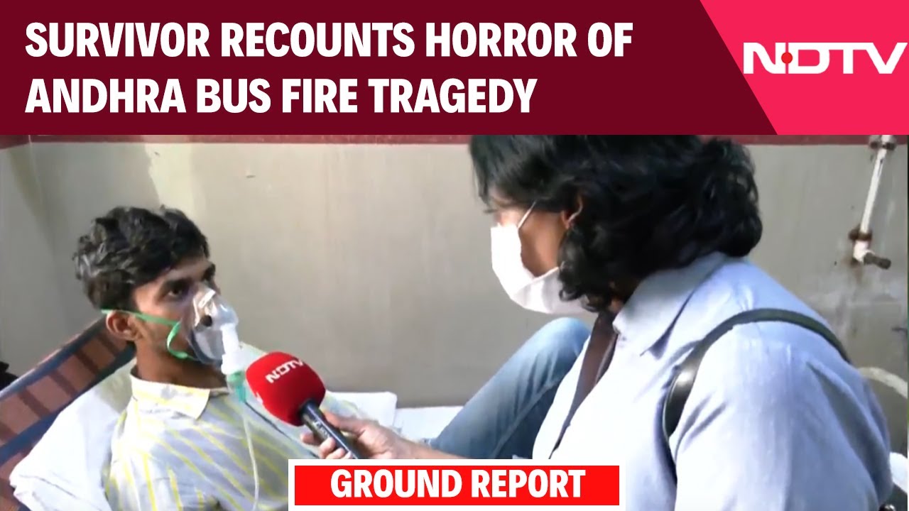 Kurnool Bus Accident News | Survivor At Kurnool Hospital Speaks To NDTV About Tragic Bus Accident