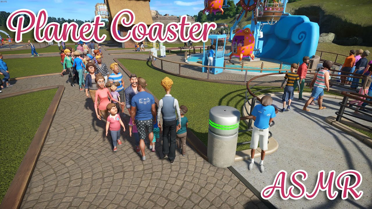 ASMR Planet Coaster | Soft Spoken To Whisper, Subtle Mouth Sounds, Cozy Gameplay