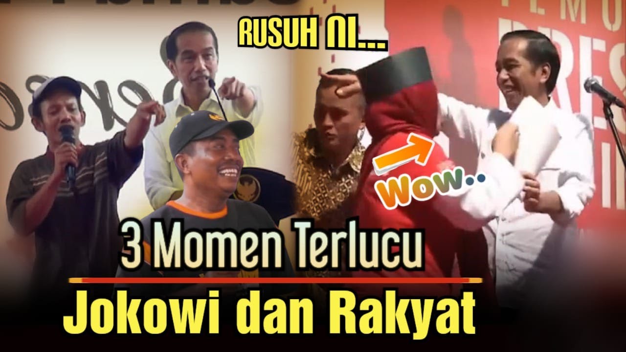 Siap Ngakak! Momen Paling Lucu Jokowi dengan Rakyat! Mau Ketawa Takut Dosa!