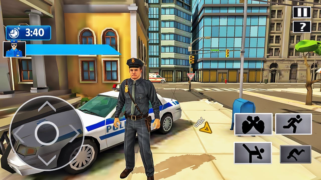 US Police Bike Gangster Chase Simulator - Android Gameplay