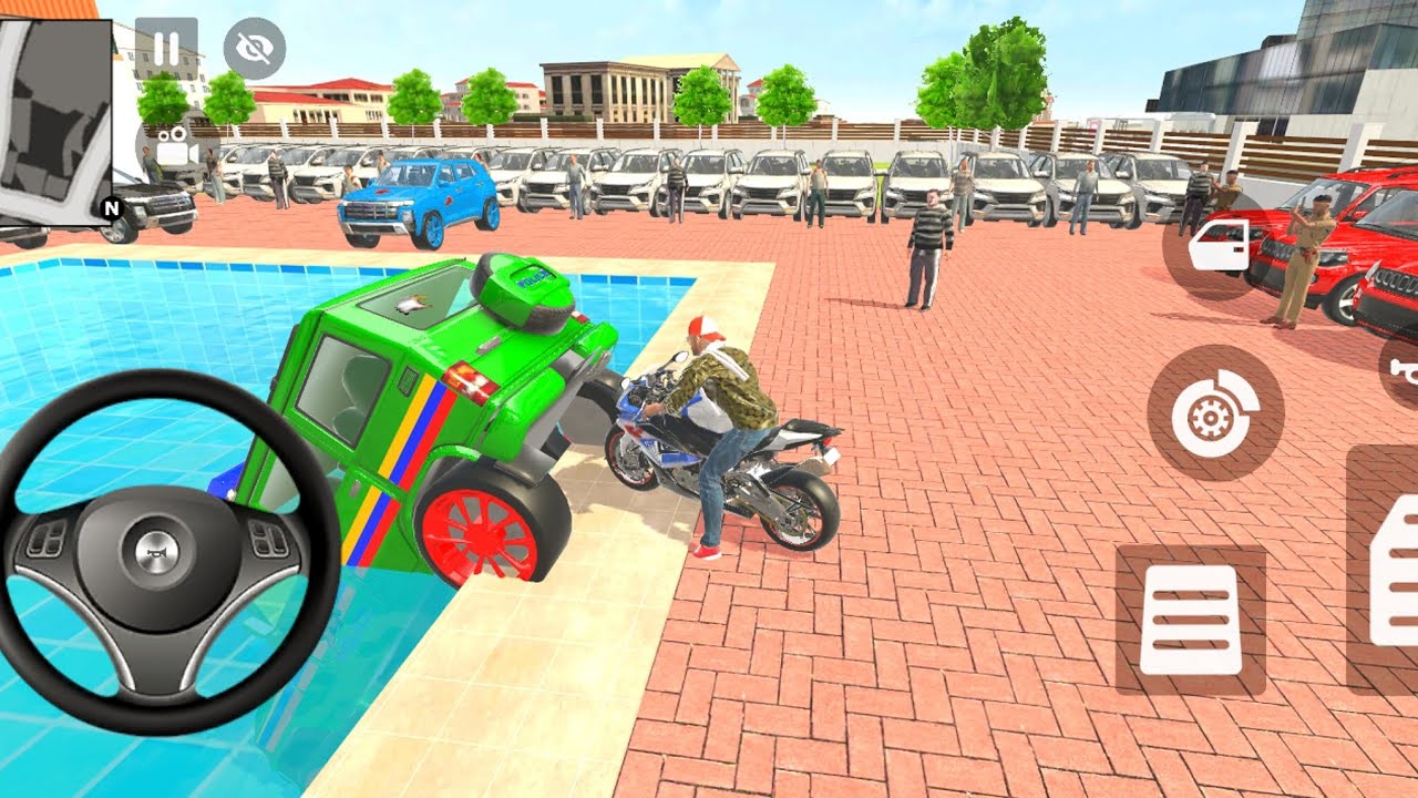 🤩 Modified Car Wala: Franklin Order In Indian😱 Foutuner 🦚And Scorpio drives A Police SUV Game🦁