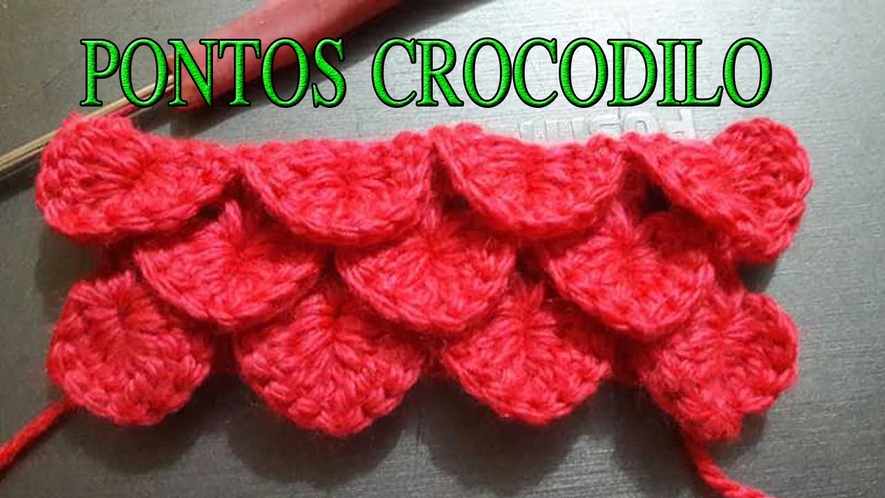 PASSO A PASSO DOS PONTOS CROCODILO