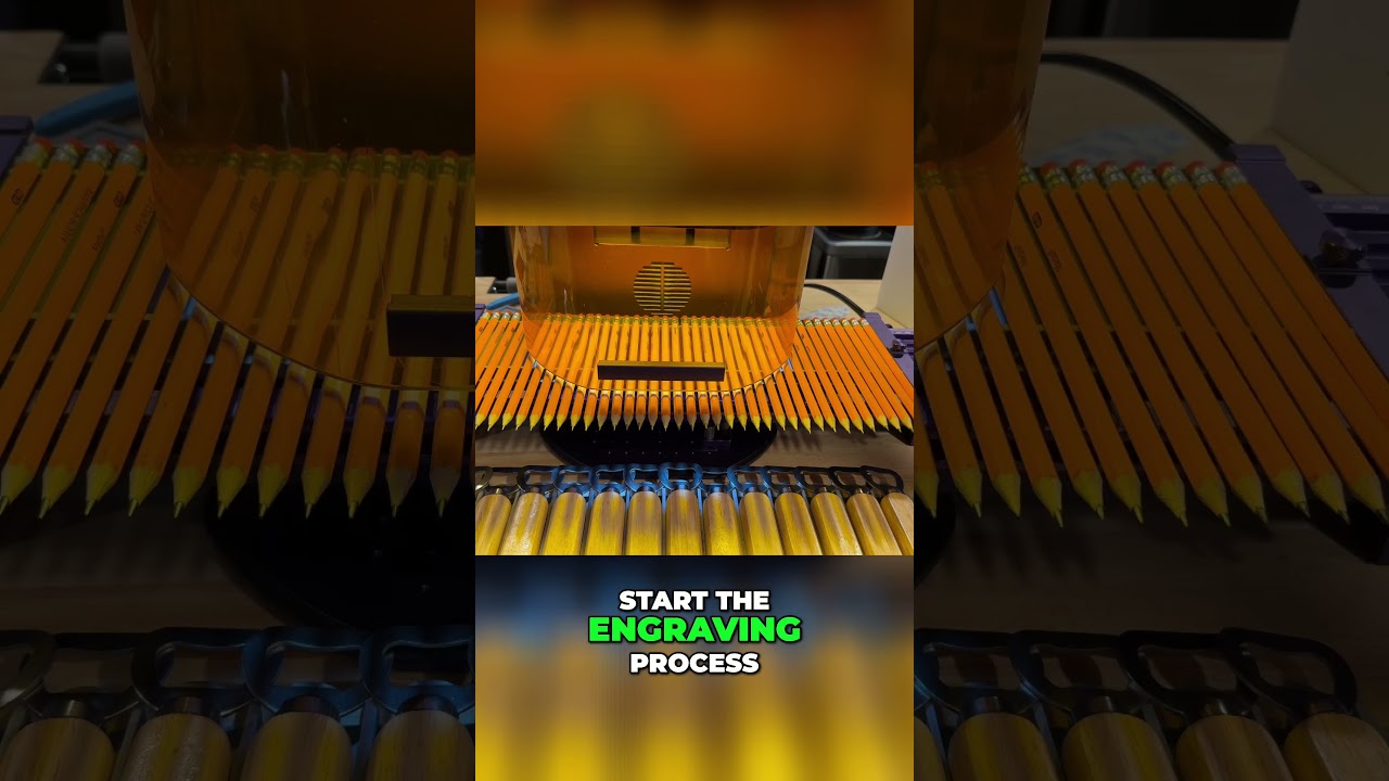 Engrave Pencils Fast! School & Wedding Business Idea