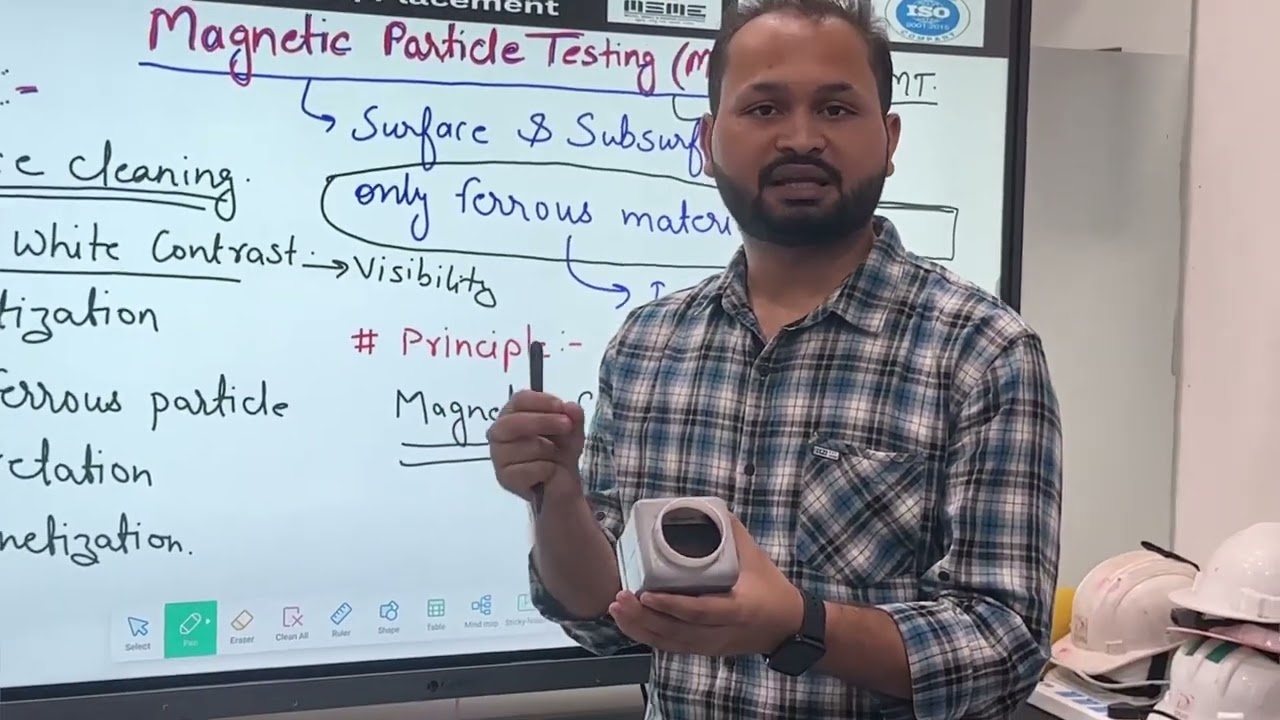 MPT(Magnetic Particle Testing) in (हिन्दी ) || NON- Destructive Testing (NDT) - PART 1