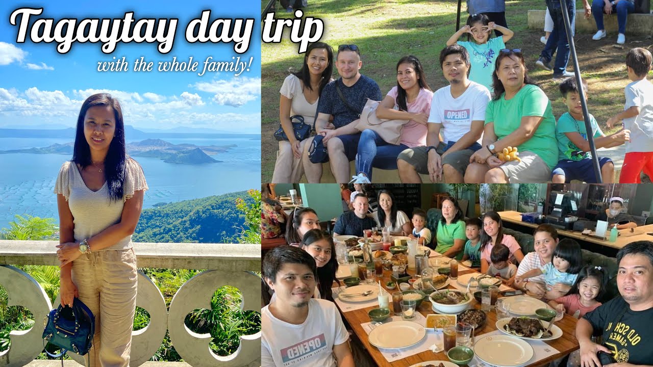 TAGAYTAY DAY TRIP WITH THE WHOLE FAMILY! BALAY DAKO, ST LOURDES CHURCH, CROSSWIND, TAAL VOLCANO