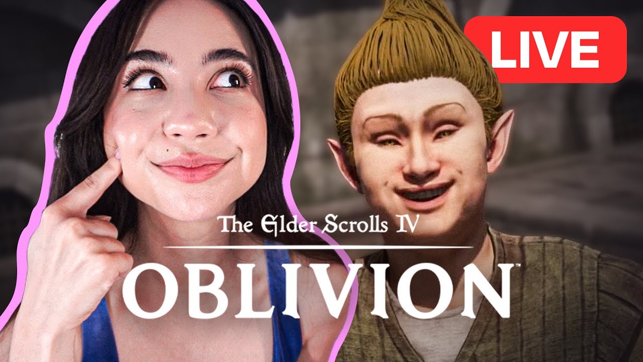 Oblivion 🔴 1st play reaction to Elder Scrolls IV (Remastered Gameplay)