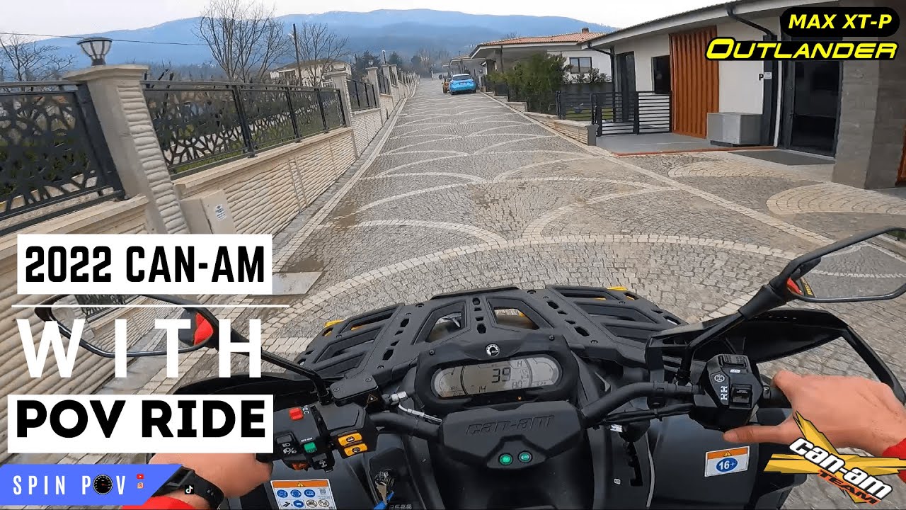 2022 CAN-AM OUTLANDER MAX XT-P 1000 - POV Test Ride (Binaural Audio)