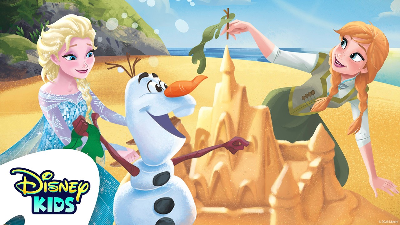 Olaf's Perfect Summer Day ☃️ ☀️🏖️ | Read Along 📖 | @disneykids