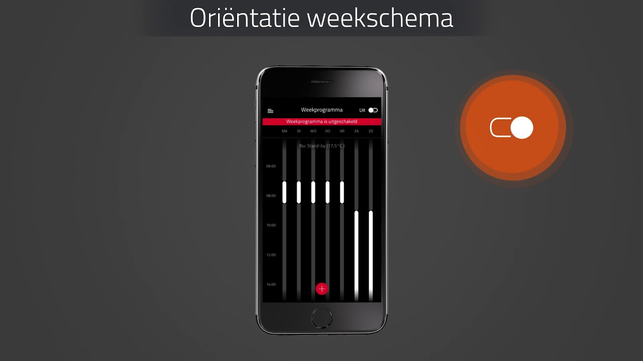 Handleiding Comfort Touch App Weekprogramma
