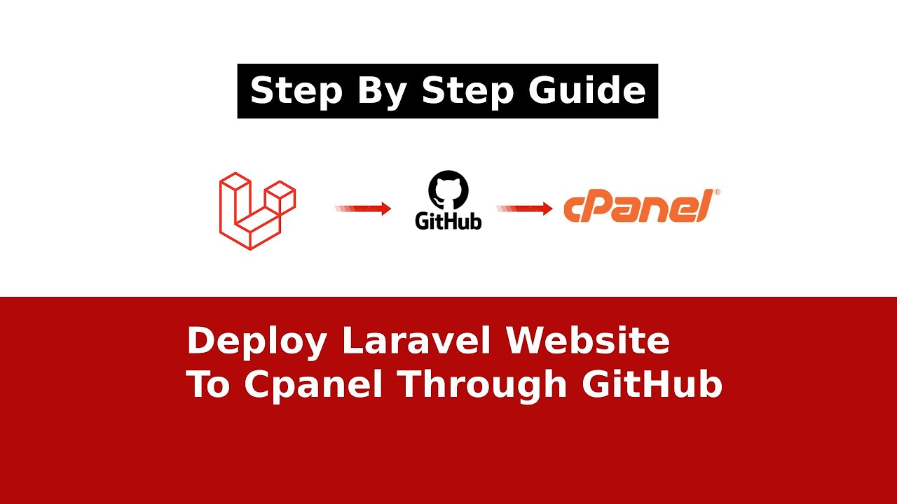 Deploy Laravel Website to Cpanel From Github   -  Step by Step Guide
