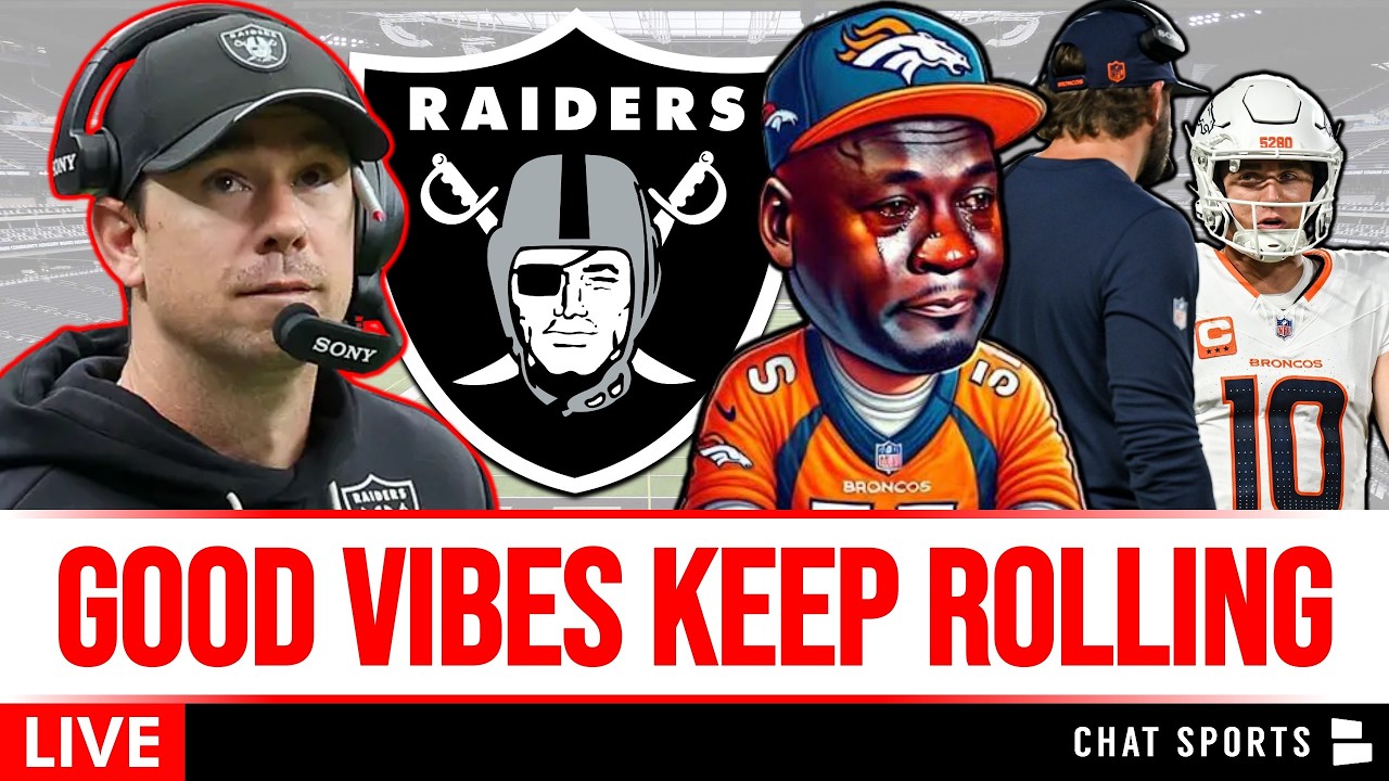 Raiders GOOD VIBES & News Keeps Rolling After Broncos Loss On ESPN MNF to Chiefs + NFL Rumors
