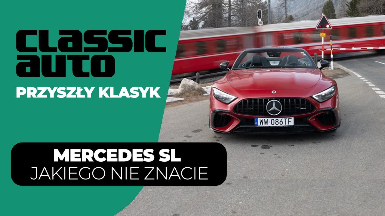Mercedes-AMG SL63, szukamy jego korzeni w Szwajcarii! (TEST PL 4K) | Classicauto