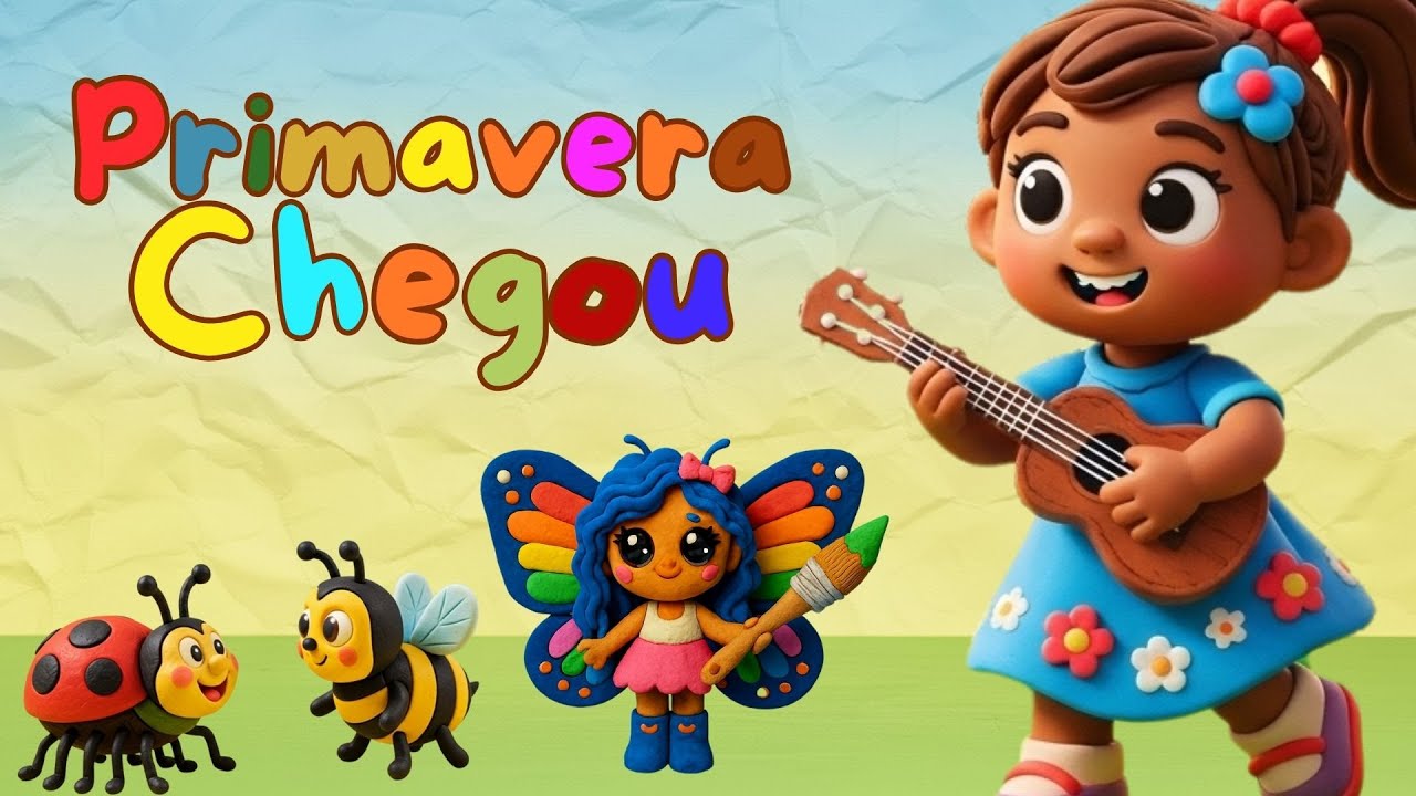 🌸 Primavera Chegou Cantando | M&uacute;sica Infantil Animada