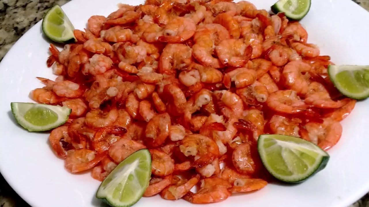 Сухие и хрустящие жареные креветки 🍤 #пляжные креветки Sukhiye i khrustyashchiye zharenyye krevetki