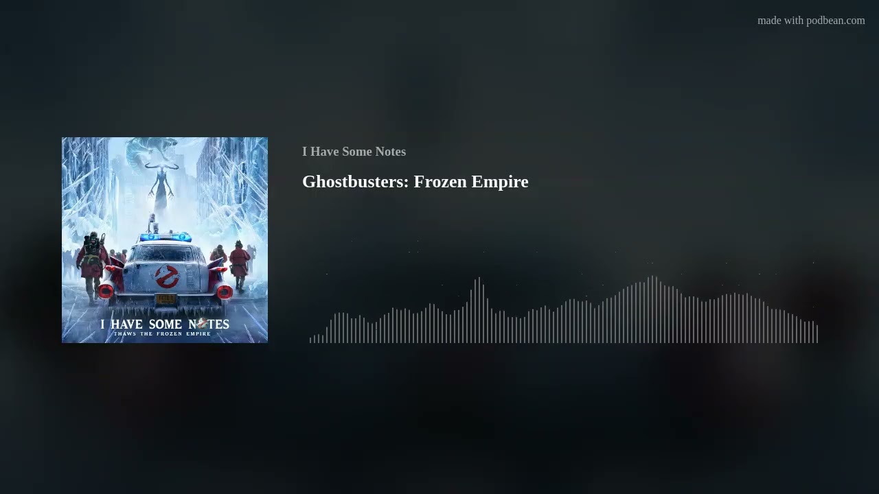 A New Pitch for Ghostbuster: Frozen Empire