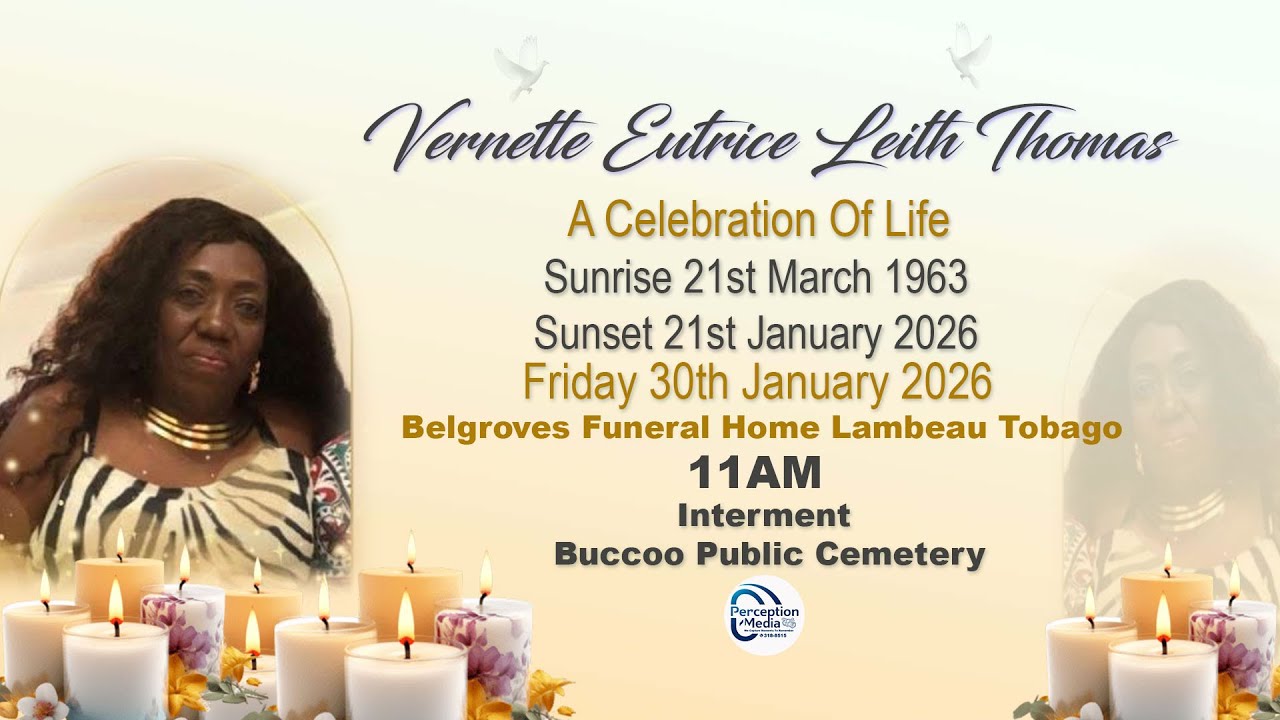 CELEBRATING THE LIFE OF VERNETTE EUTRICE LEITH THOMAS