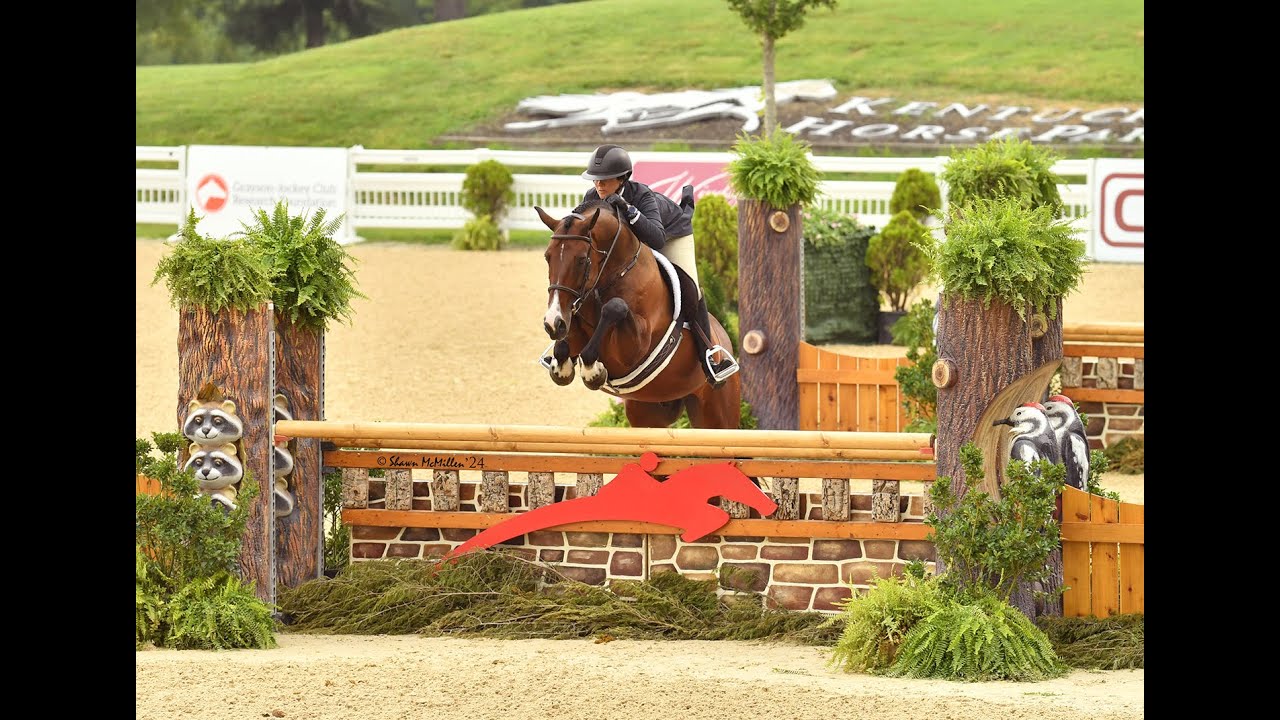 Amanda Steege and Lafitte De Muze Clinch Round One of USHJA International Hunter Derby Championship