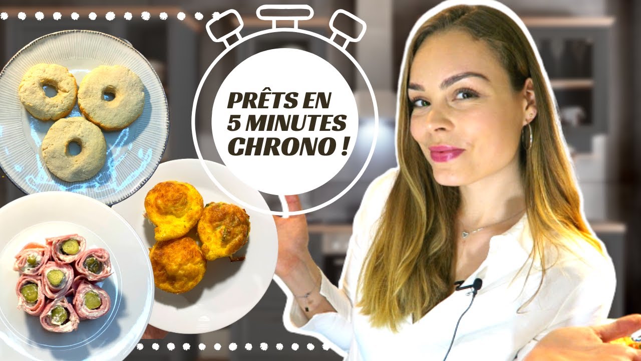 Recettes healthy EXPRESS : 3 snacks SALÉS protéinés & cétogènes