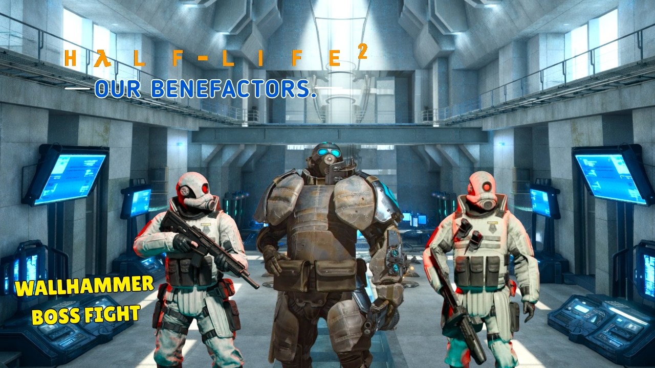 Half Life 2 - Our Benefactors: Wallhammer Boss fight.
