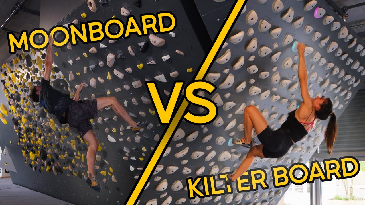 Что вам больше нравится: Moonboard или Kilterboard?