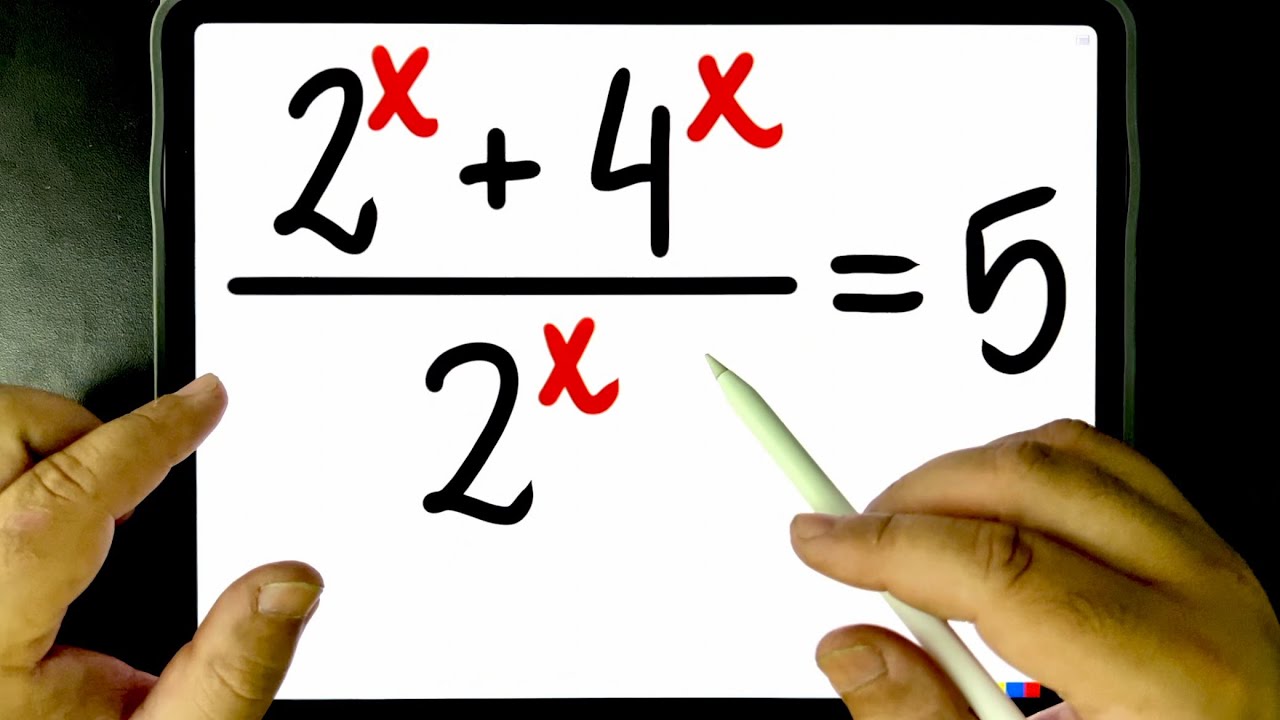 🔥 Você sabe resolver essa EQUAÇÃO EXPONENCIAL BUGANTE? 😱 Consegue CALCULAR O VALOR DO X?
