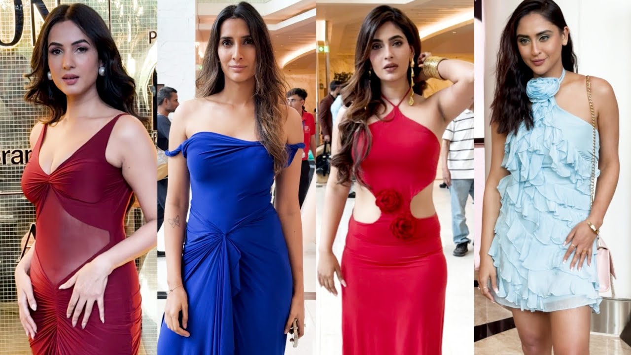 Красотки 😍 Каришма Шарма, Сонал Чаухан, Прагья Капур и Кристал Д'Соуза выглядят потрясающе на LFW...