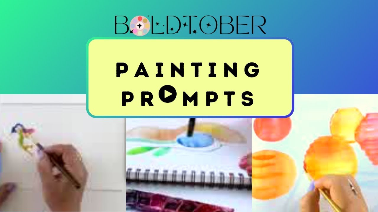 FINALE! Painting Prompts for Week 5 of #Boldtober {watercolor boldified inktober}