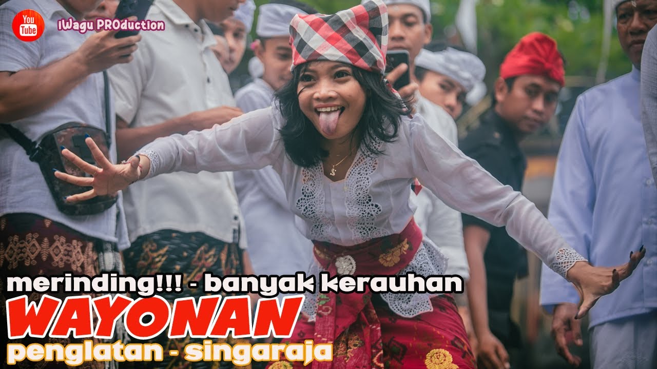Merinding‼️ BANYAK PEREMPUAN Kerauhan | Wayonan Pura Dalem Purwa, Penglatan - Singaraja