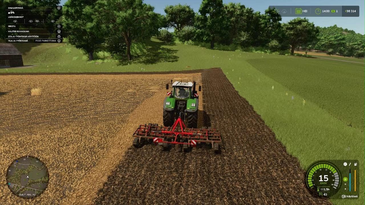 Farming Simulator 25 maan muokausta