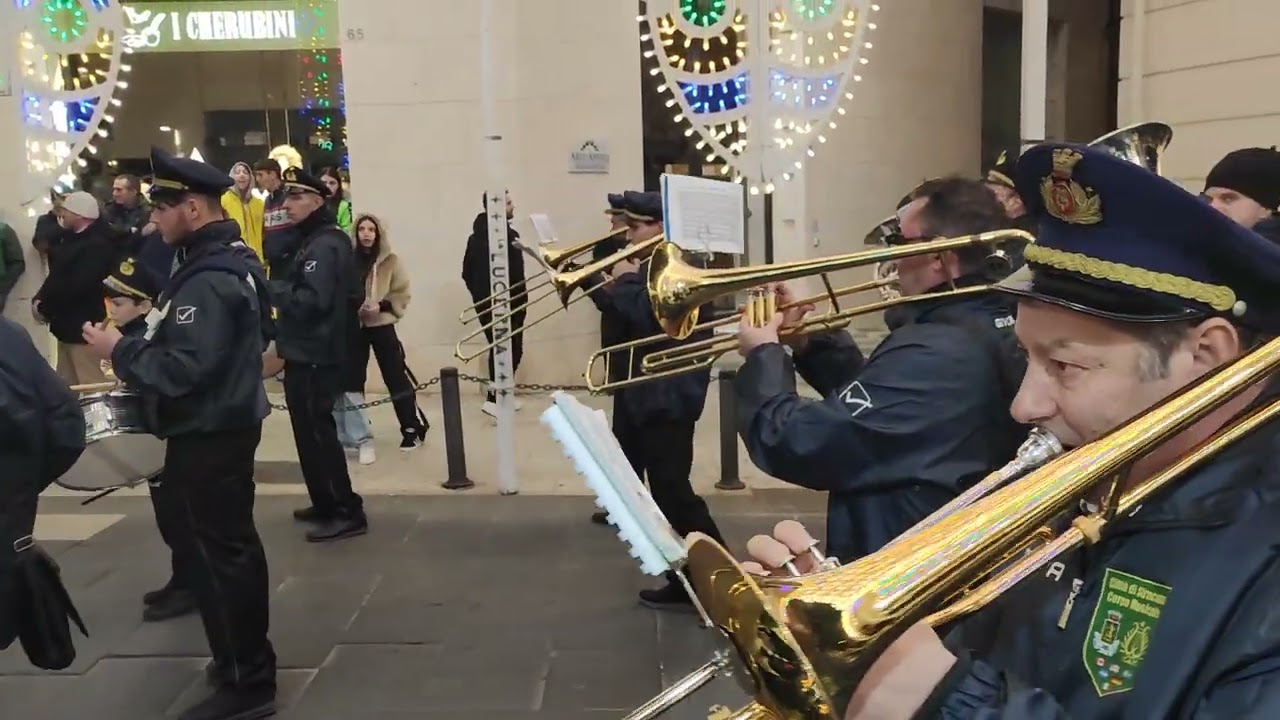 FESTA DI SANTA LUCIA SIRACUSA 21/12/2024 CORPO BANDISTICO CITTA DI SIRACUSA DA ANDREA GIONFFIDA