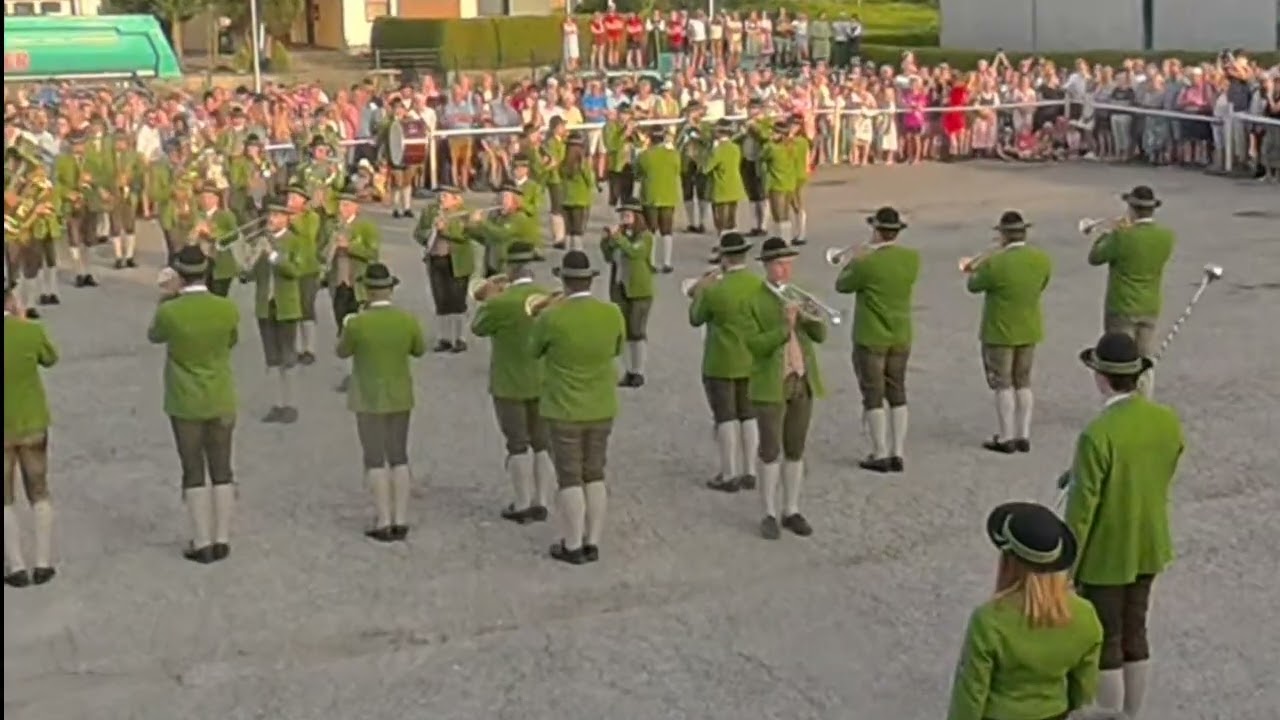Bezirksmusikfest 2025 in St. Georgen. Marschwertung der MMK Seewalchen am Attersee