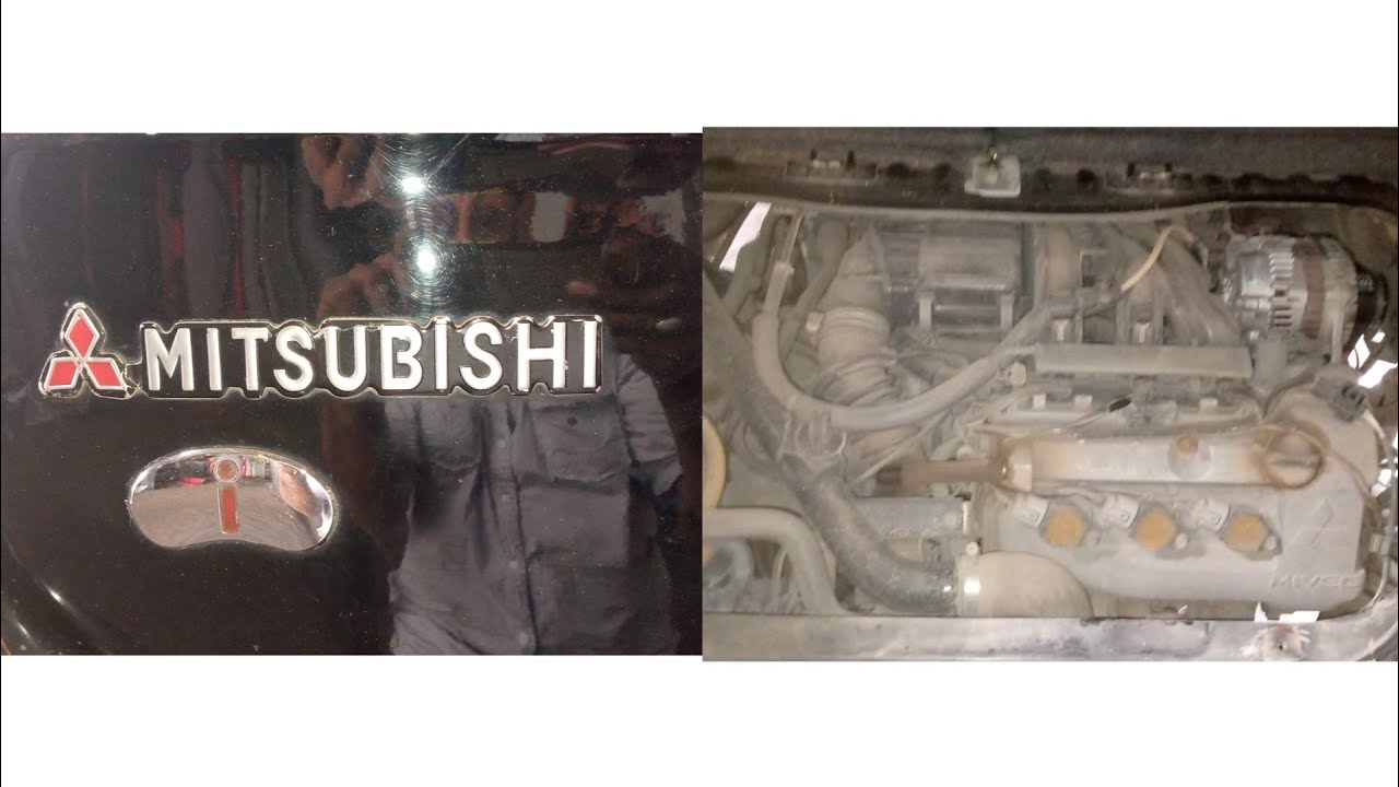Mitsubishi mini car fan belt change