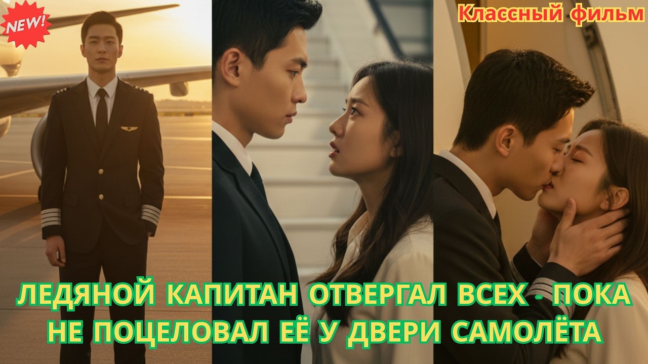 Ледяной капитан отвергал всех—пока не поцеловал её у двери самолёта #дорама #романтика #драма #месть