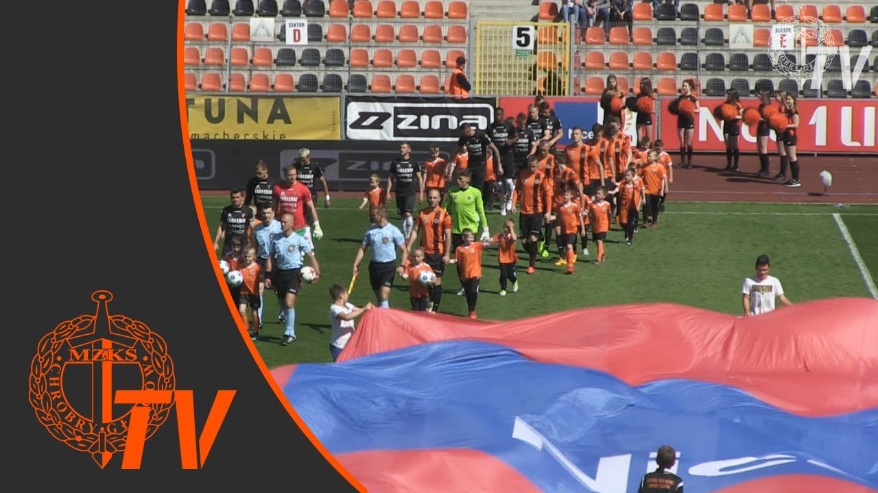 Nice 1 Liga: Chrobry Głog&oacute;w - Zagłębie Sosnowiec 1:2 (skr&oacute;t)