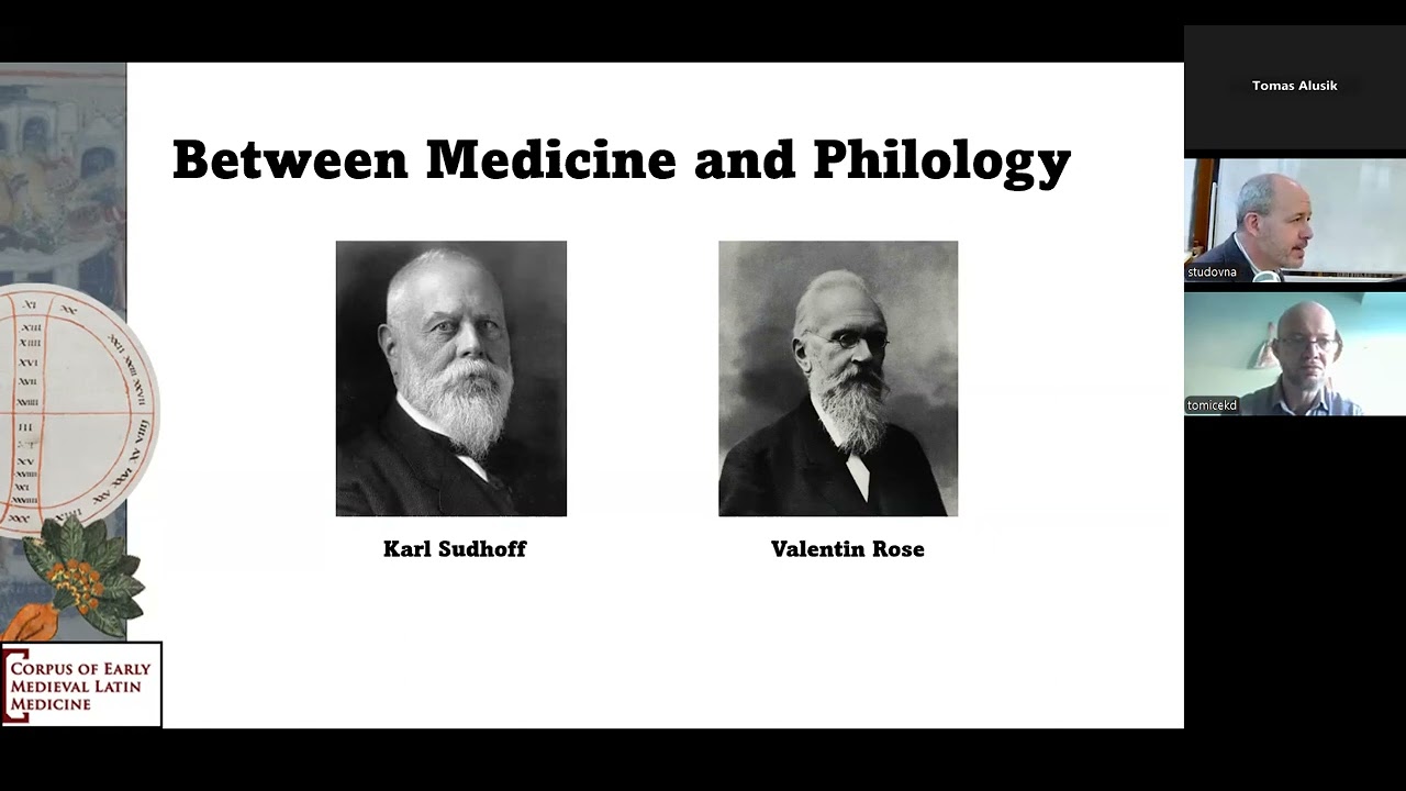 New discoveries in the field of early medieval medicine by Prof. James Palmer