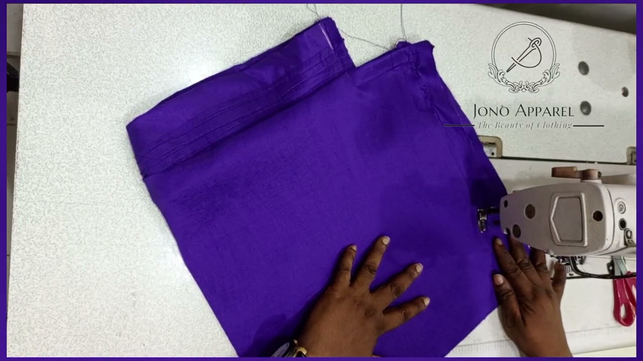 How to make a V shape one sided paded turban cap. 