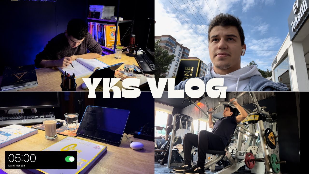 Sabah 5'te Çalışmaya Başlıyorum, Spora başladım | YKS2025 Günlüklerim #yks2025