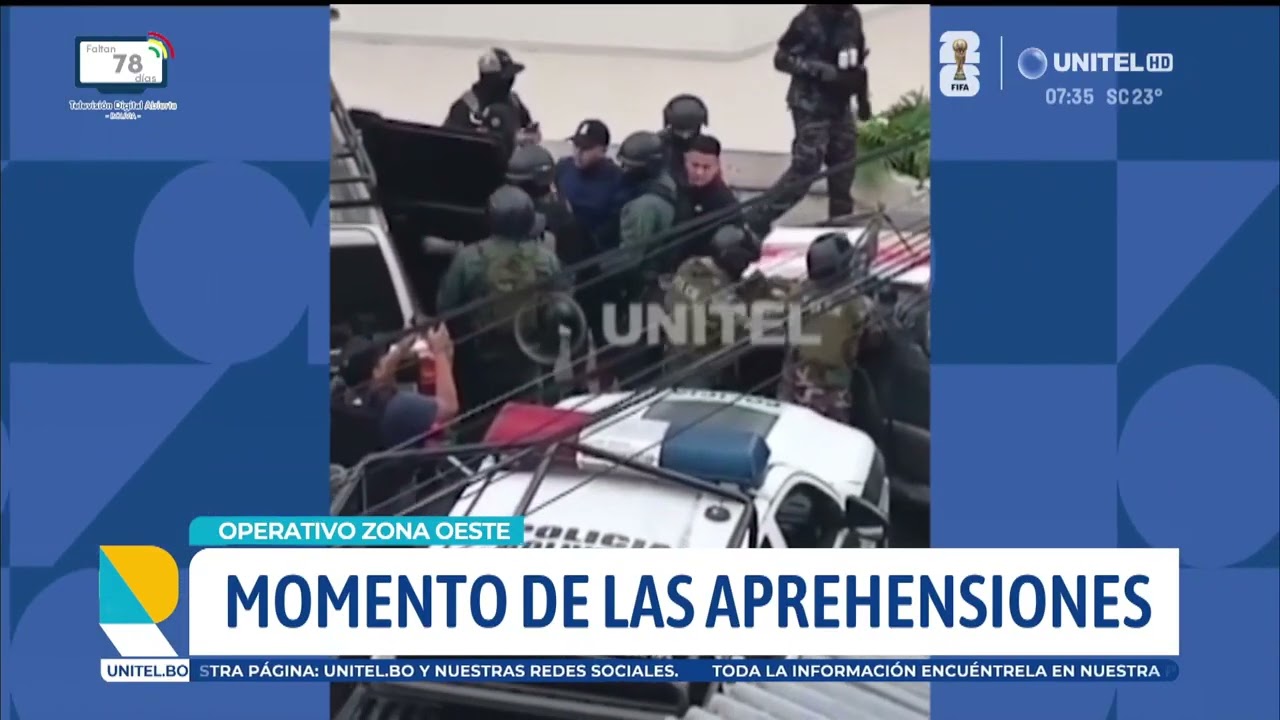 Este es el momento de la captura de al menos cuatro personas en el megaoperativo en Las Palmas