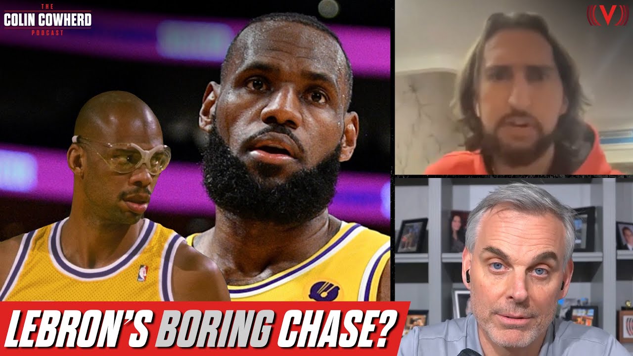 Nick Wright on LeBron James' underwhelming chase of Kareem's scoring record | Colin Cowherd NBA