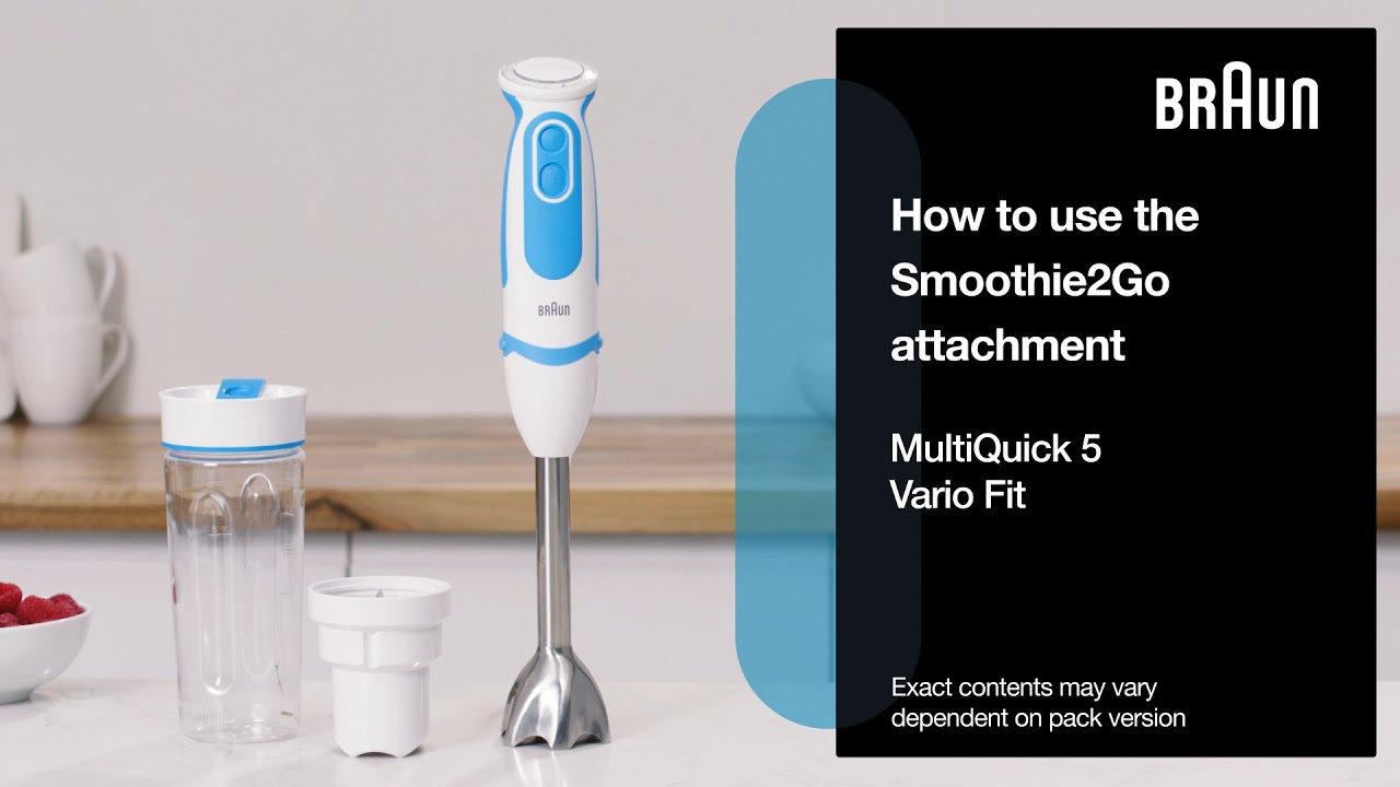 MultiQuick5 Vario Fit | How to use the Smoothie2Go attachment