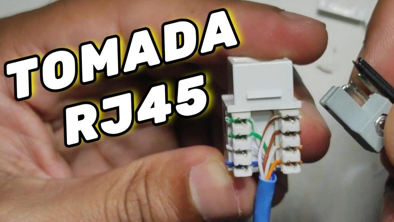 Aprenda a CRIMPAR tomada RJ45 fêmea