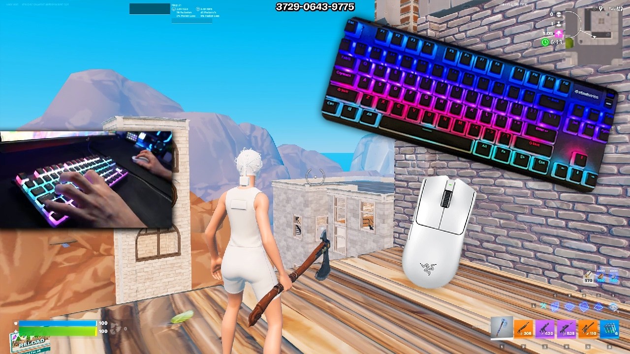 SteelSeries Apex Pro TKL🏆Omnipoint Keyboard & Mouse Sounds Gameplay 240FPS 4K