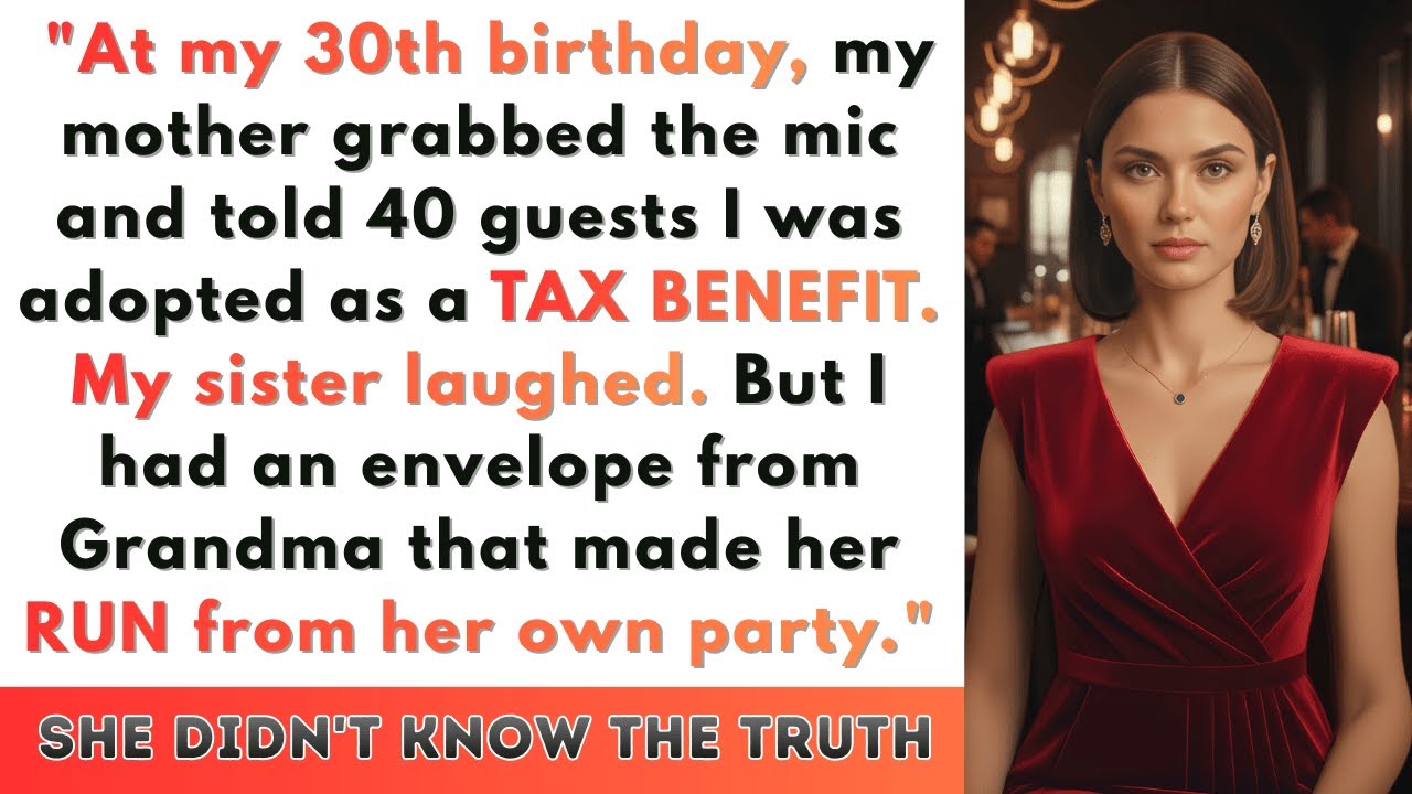 At My 30th Birthday She Said I Never Belonged—I Proved I'm the Real Granddaughter...