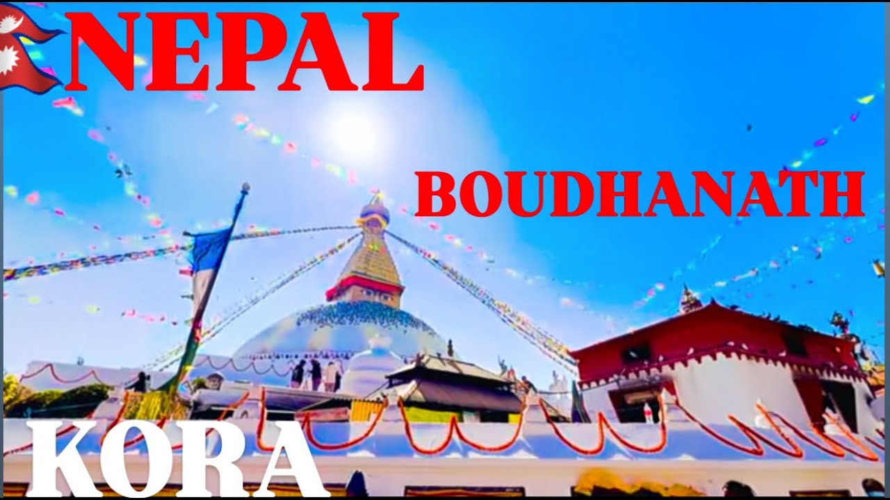 🔴LIVE Boudhanath Stupa Kora 🕉️ Calm Nepal Spiritual Walk | Ambient Meditation