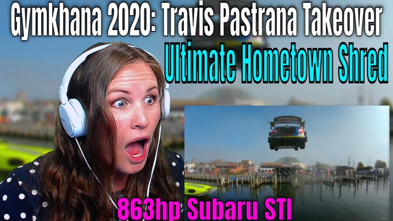 Реакция на Gymkhana 2020: захват Трэвиса Пастраны; Лучший домашний шред на Subaru STI мощностью 8...
