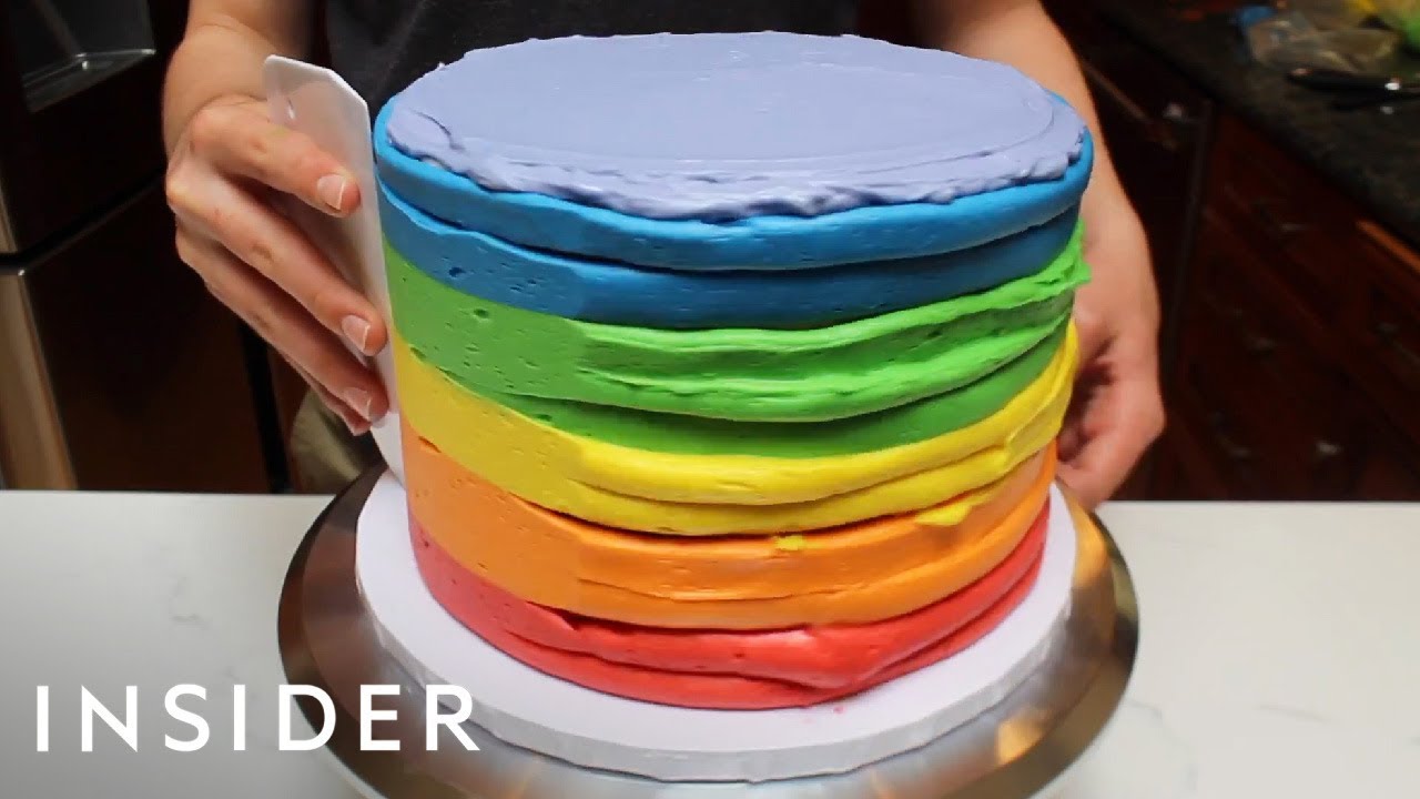 Teenage Boy Is A Colorful Cake Master