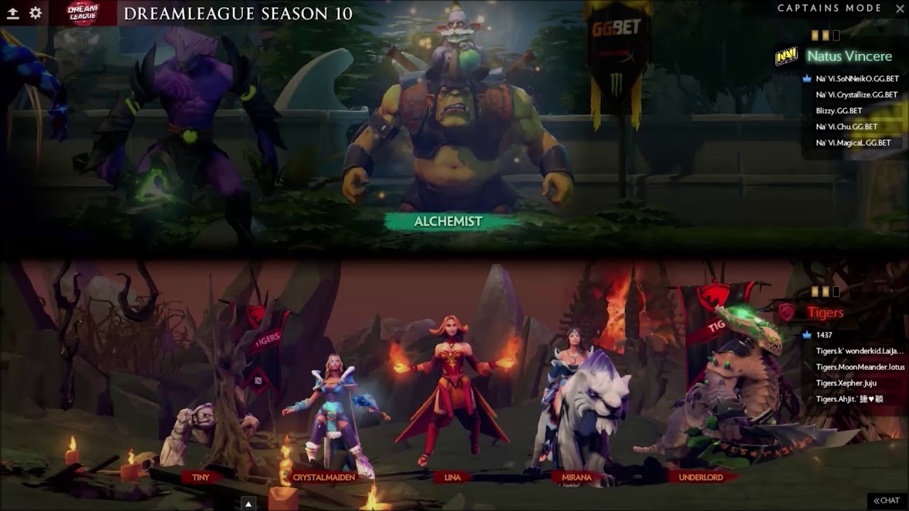 TIGERS vs NAVI - DreamLeague Season 10 - GRAND FINALS - GAMES #4 #5